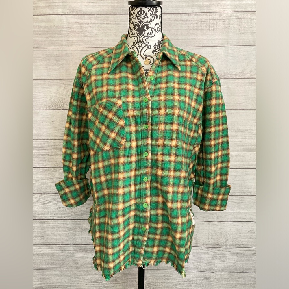 BDG Urban Outfitters | NWOT Women’s Brixton Button-Down Flannel Shirt - Picture 4 of 12